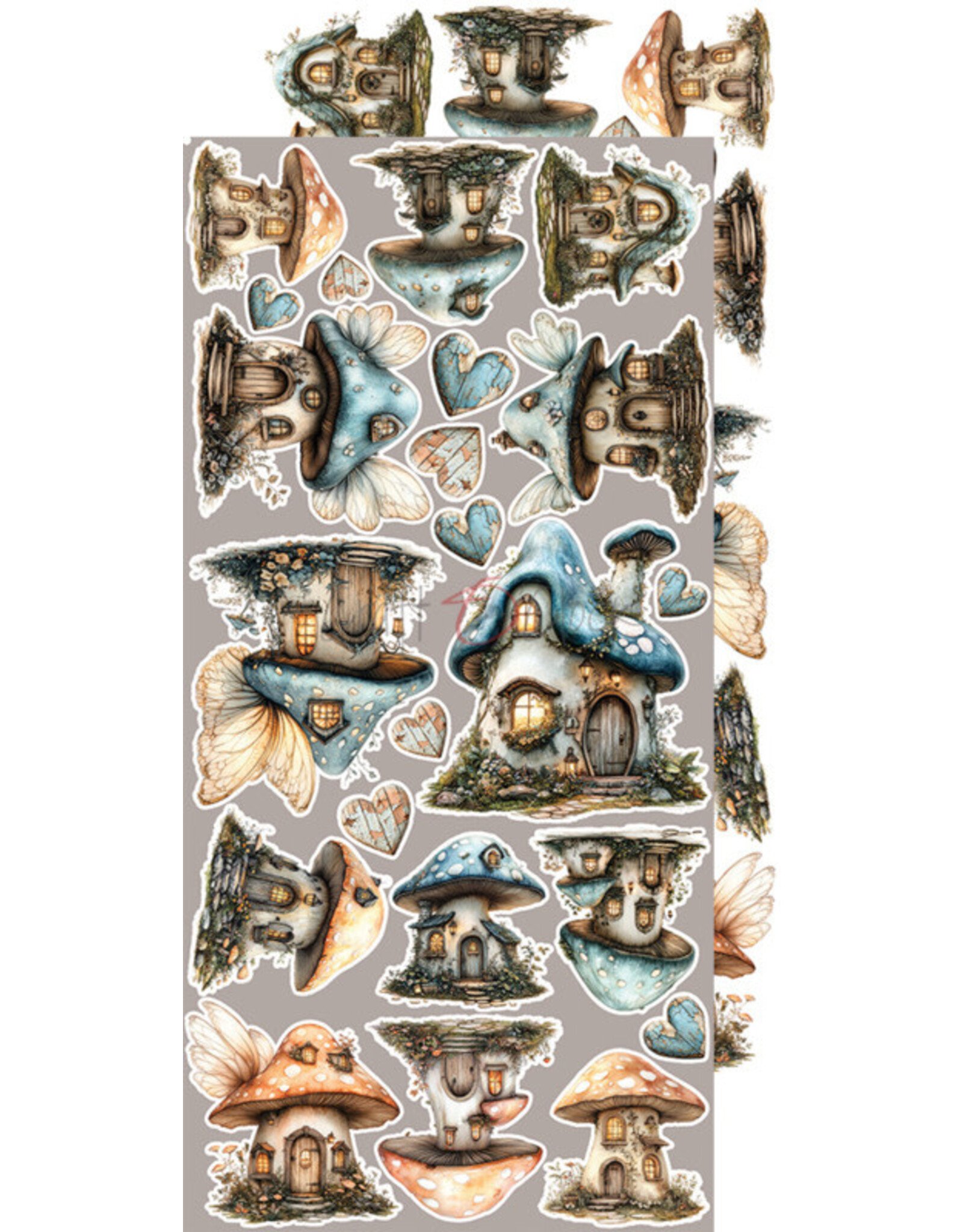 CRAFT O'CLOCK CRAFT O'CLOCK SPRITES OF HARMONY EXTRAS SET - MIX 6x12 COLLECTION PACK 18 SHEETS