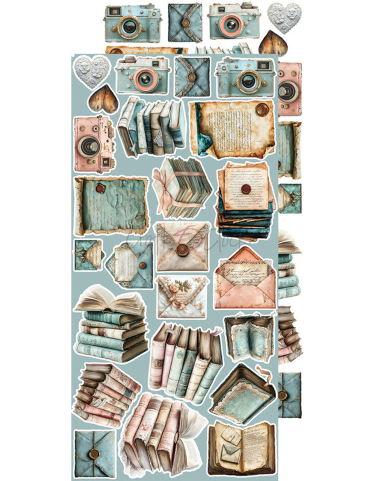 CRAFT O'CLOCK CRAFT O'CLOCK SPRITES OF HARMONY EXTRAS SET - HARMONY 6x12 COLLECTION PACK 18 SHEETS