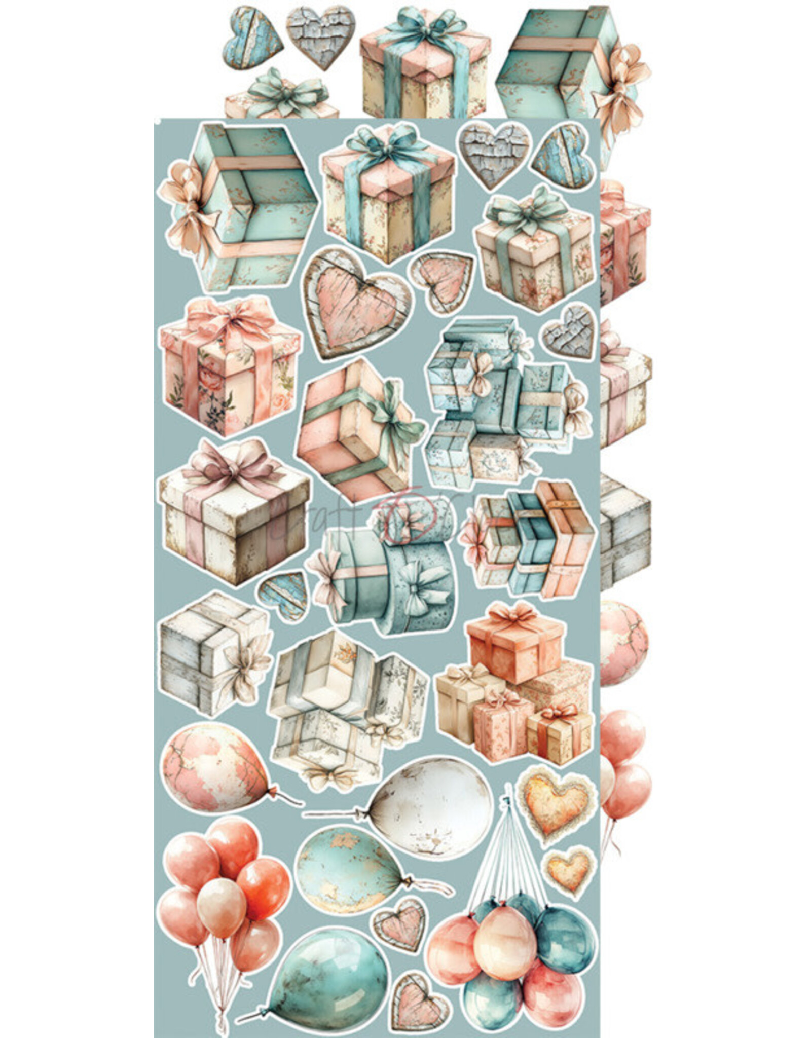 CRAFT O'CLOCK CRAFT O'CLOCK SPRITES OF HARMONY EXTRAS SET - HARMONY 6x12 COLLECTION PACK 18 SHEETS