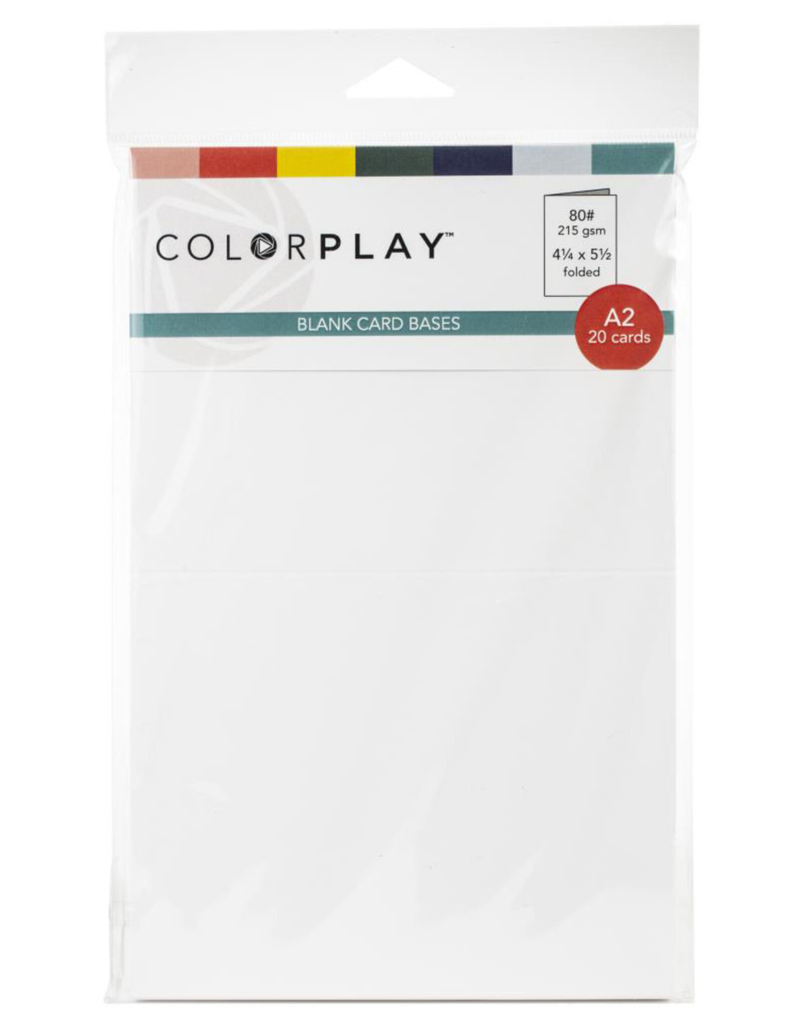 PHOTOPLAY PAPER COLORPLAY BLANK CARD BASES A2 20PK