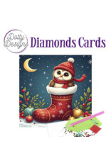 FIND IT FIND IT DOTTY DESIGNS CHRISTMAS OWL 1 DIAMOND CARD KIT