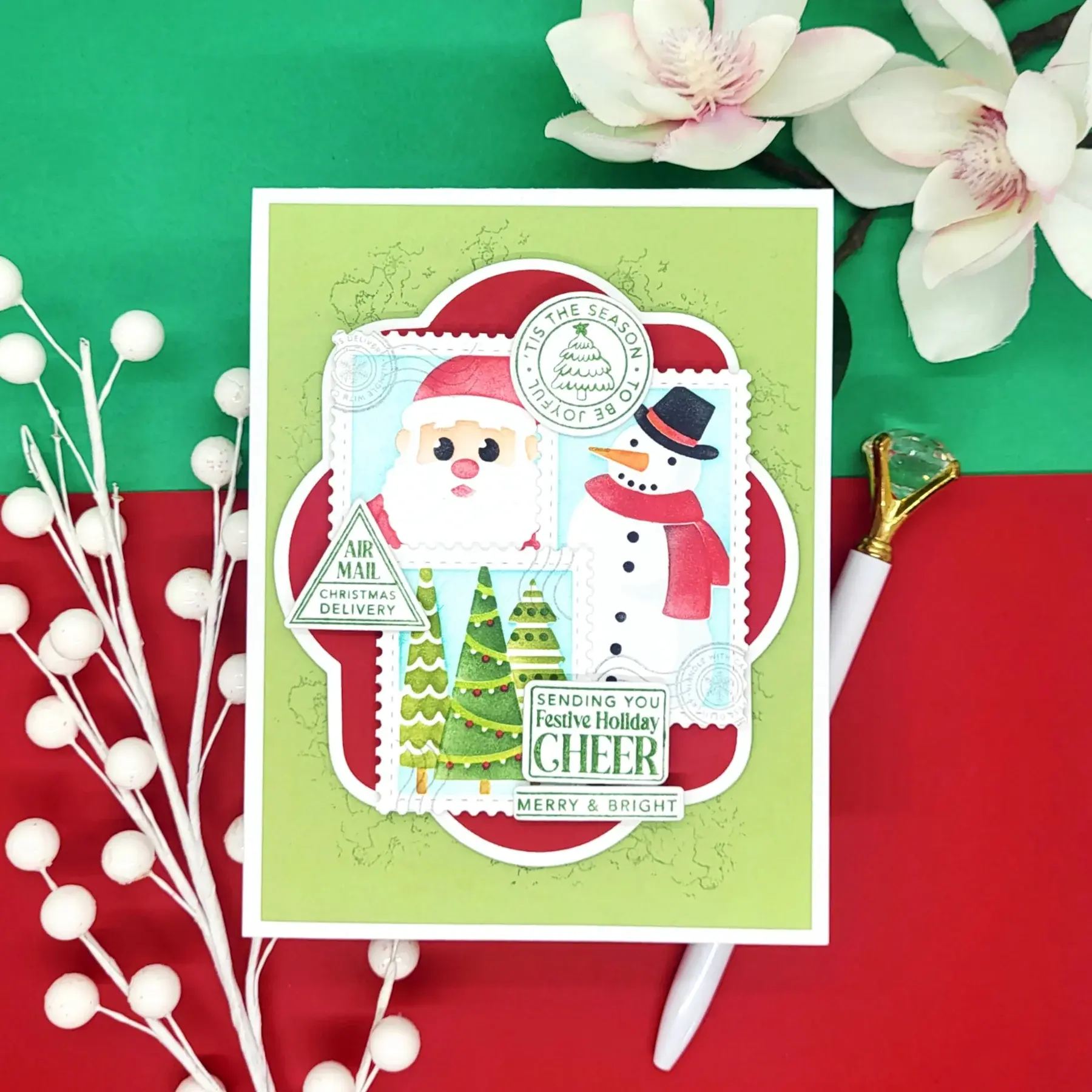 LDRS CREATIVE LDRS CREATIVE DISTRESS BACKGROUND 5x7 CLEAR STAMP SET