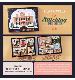 SPELLBINDERS SPELLBINDERS 12 DAYS OF STITCHMAS 2025 ADVENT CALENDAR