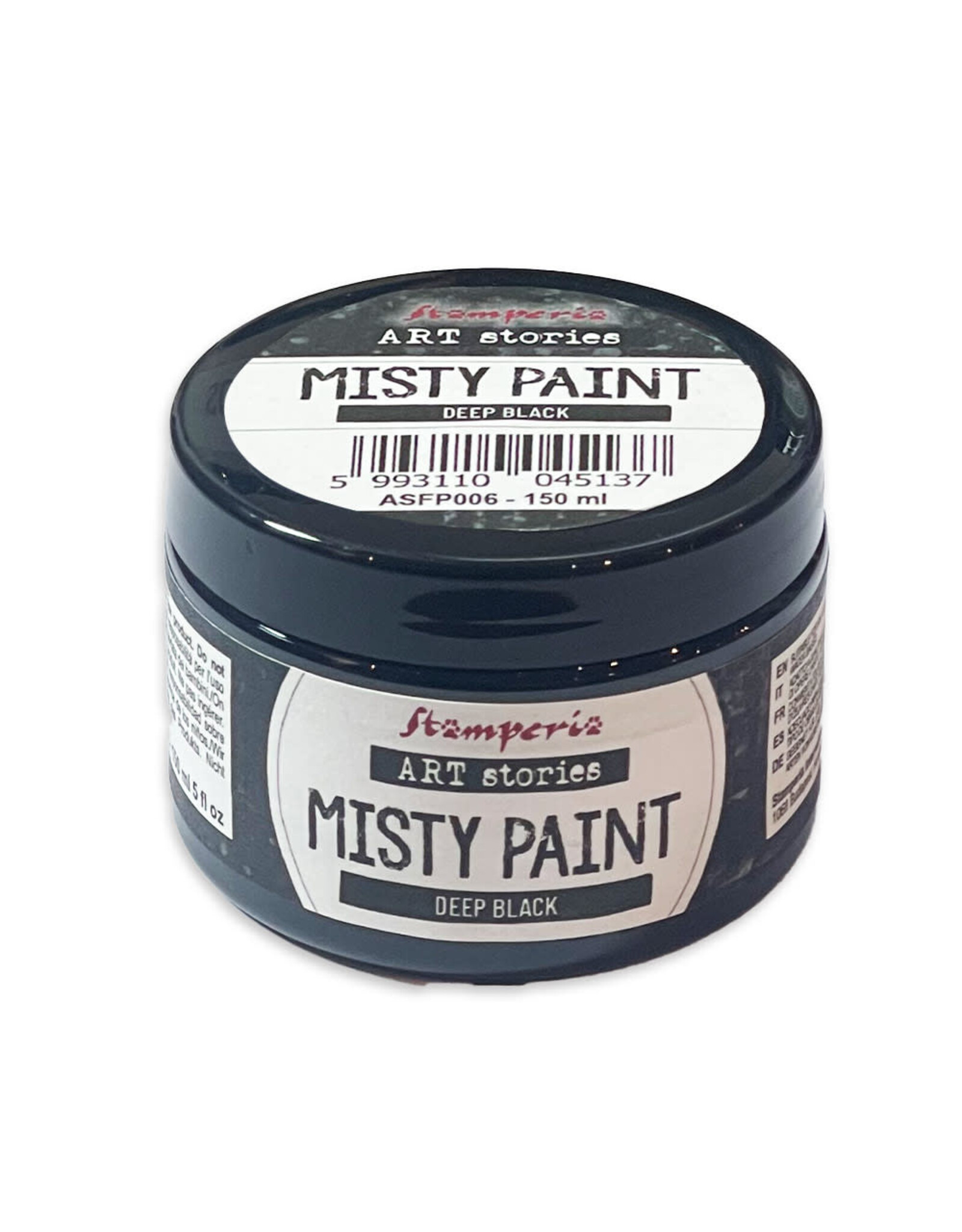 STAMPERIA STAMPERIA MISTY PAINT DEEP BLACK 150ml