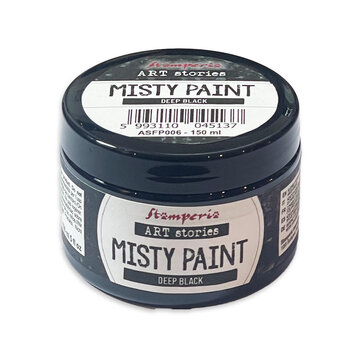 STAMPERIA STAMPERIA MISTY PAINT DEEP BLACK 150ml