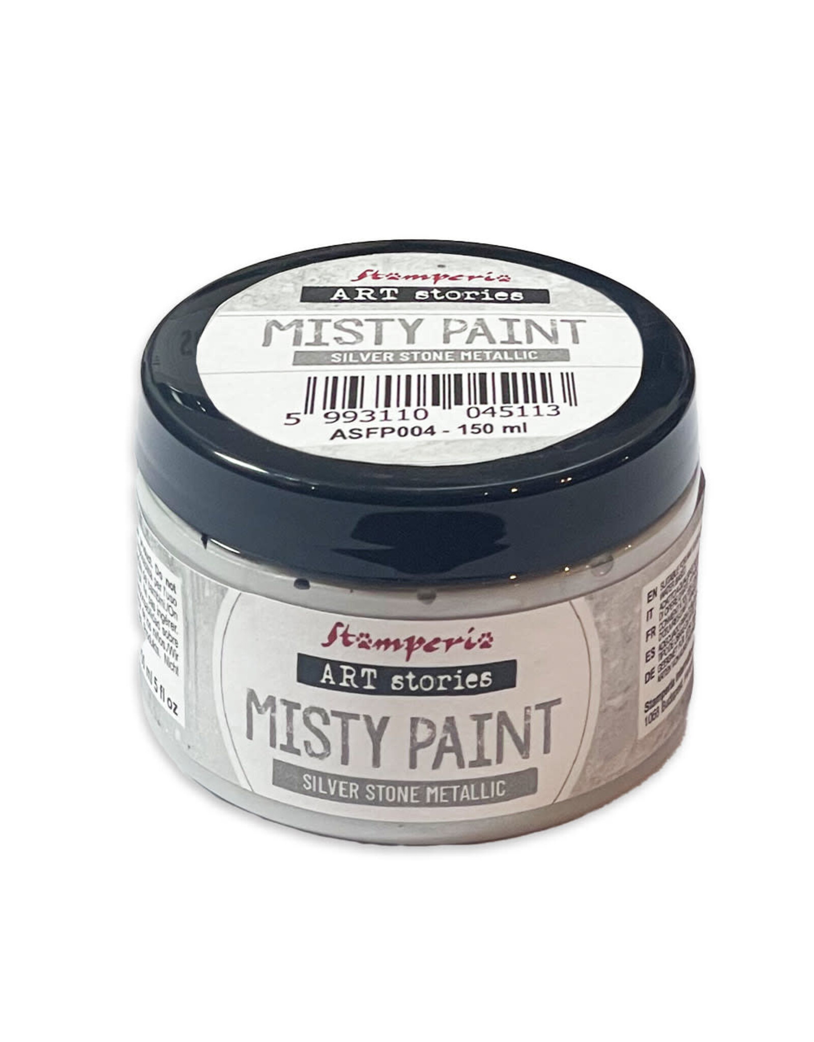 STAMPERIA STAMPERIA MISTY PAINT SILVER STONE METALLIC 150ml