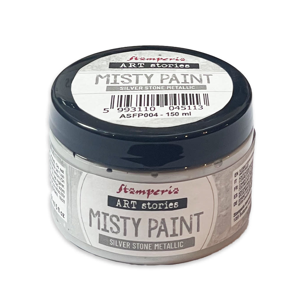 STAMPERIA STAMPERIA MISTY PAINT SILVER STONE METALLIC 150ml