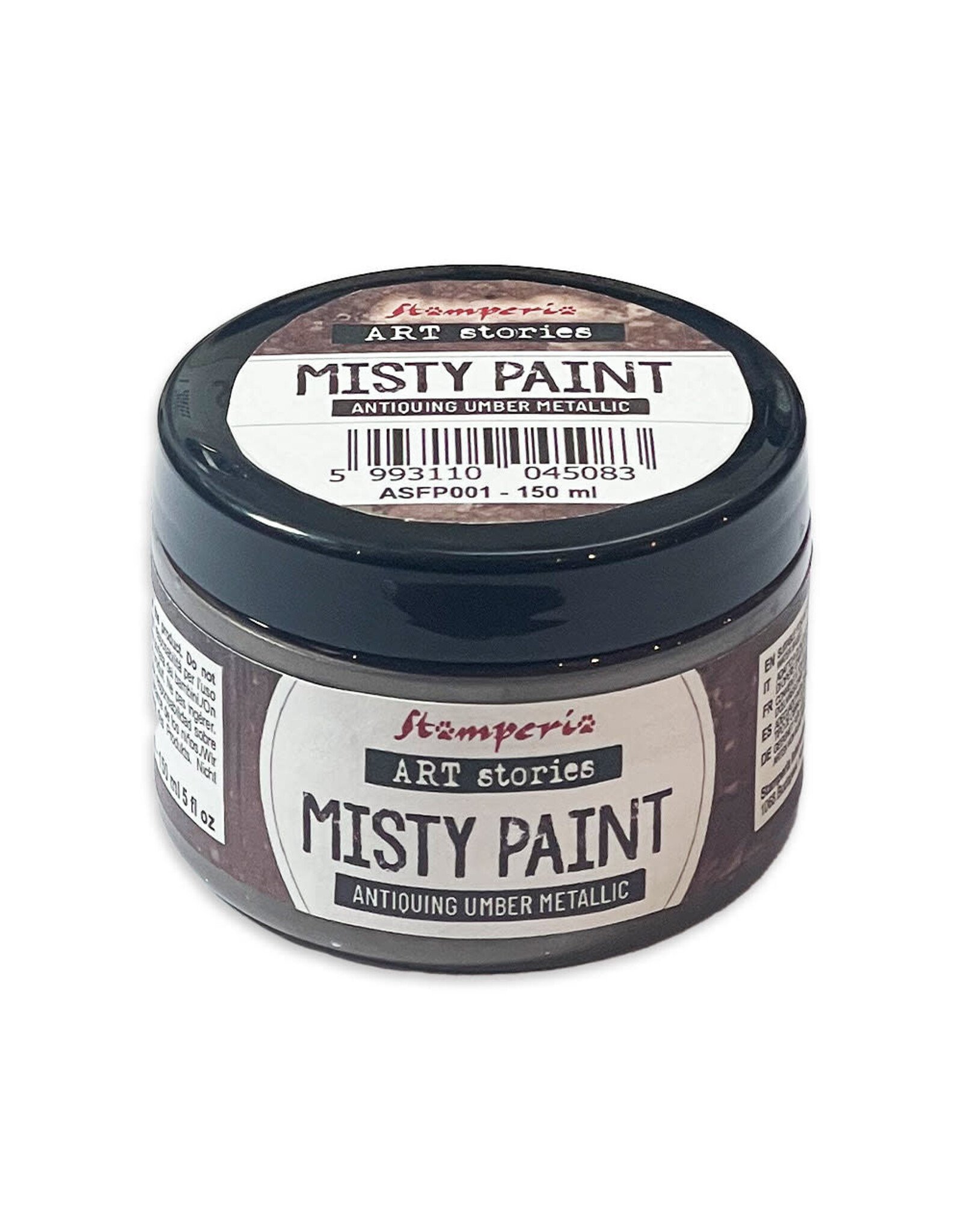 STAMPERIA STAMPERIA MISTY PAINT ANTIQUING UMBER METALLIC 150ml