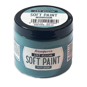 STAMPERIA STAMPERIA SOFT PAINT DEEP LAGOON 200ml