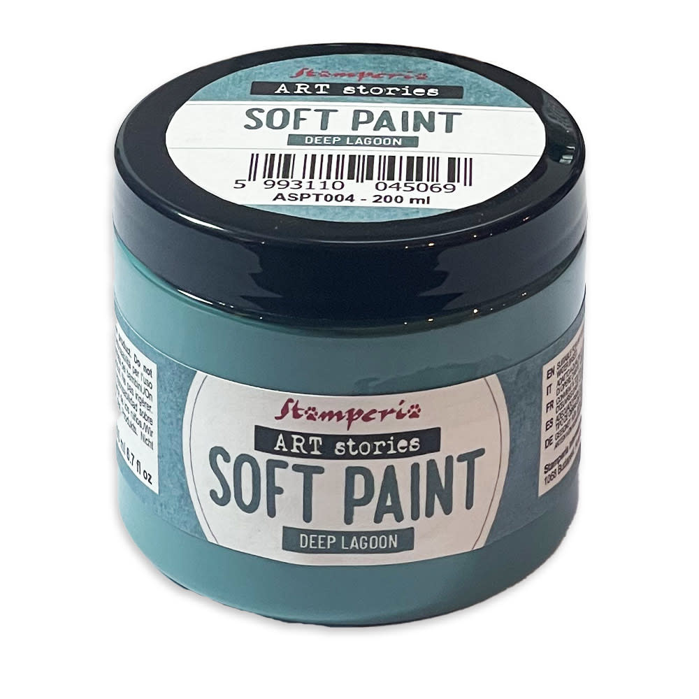 STAMPERIA STAMPERIA SOFT PAINT DEEP LAGOON 200ml