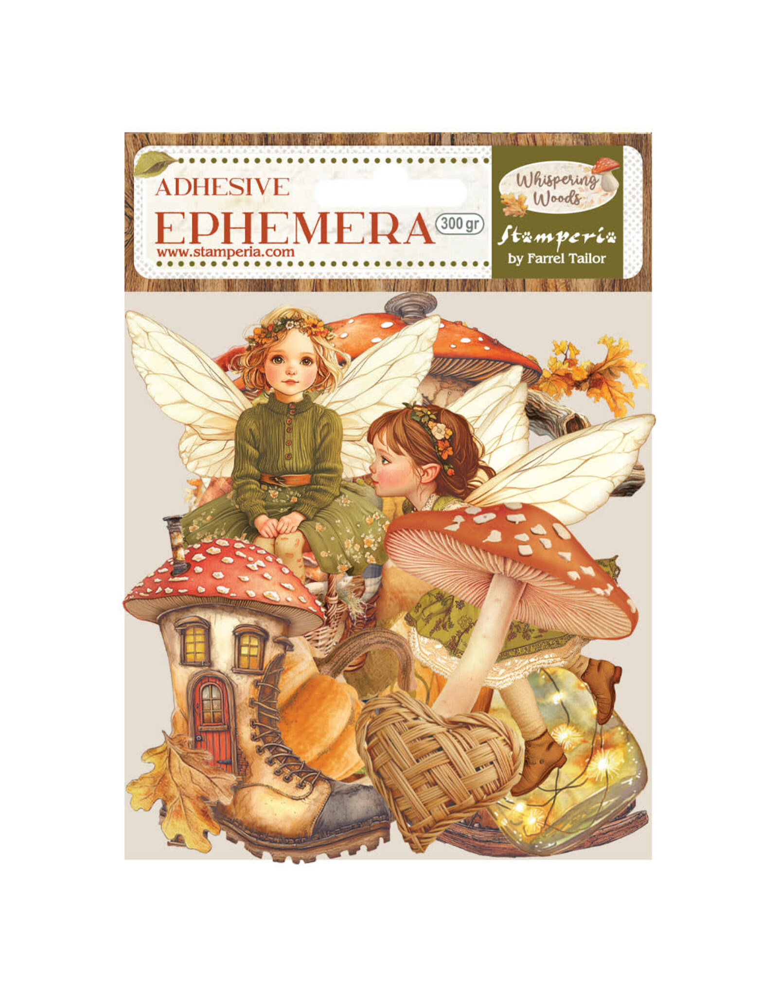 STAMPERIA STAMPERIA WHISPERING WOODS EPHEMERA ADHESIVE PAPER CUT OUTS
