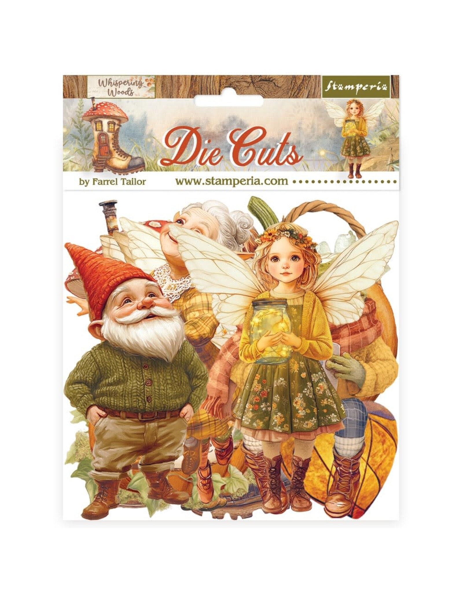 STAMPERIA STAMPERIA WHISPERING WOODS CHIPBOARD DIE CUTS