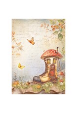 STAMPERIA STAMPERIA WHISPERING WOODS ASSORTED A4 RICE PAPER 6/PK