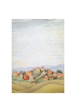 STAMPERIA STAMPERIA WHISPERING WOODS ASSORTED A6 RICE PAPER DECOUPAGE BACKGROUNDS 10.5X14.8CM 8/PK