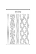 STAMPERIA STAMPERIA WHISPERING WOODS CORDS A5 SOFT MAXI MOULD