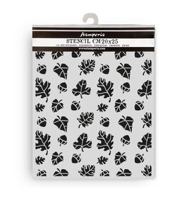 STAMPERIA STAMPERIA WHISPERING WOODS LEAVES AND ACORNS PATTERN 20x25cm STENCIL