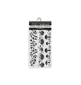 STAMPERIA STAMPERIA WHISPERING WOODS 3 STRIPES 12x25cm STENCIL