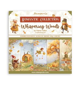 STAMPERIA STAMPERIA WHISPERING WOODS 8x8 COLLECTION PACK 10 SHEETS