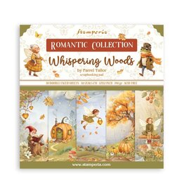 STAMPERIA STAMPERIA WHISPERING WOODS 12x12 COLLECTION PACK 10 SHEETS