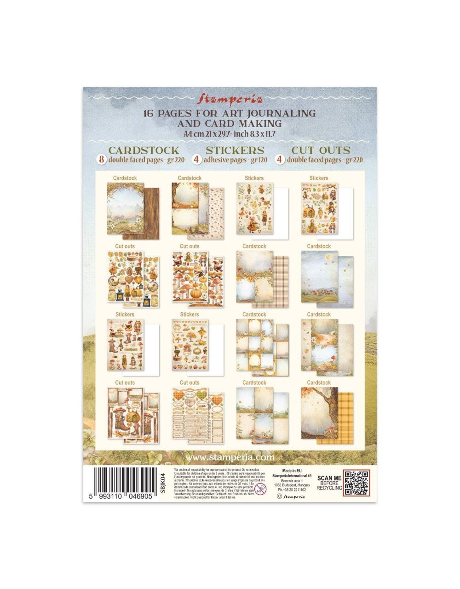 STAMPERIA STAMPERIA WHISPERING WOODS JUNK JOURNAL