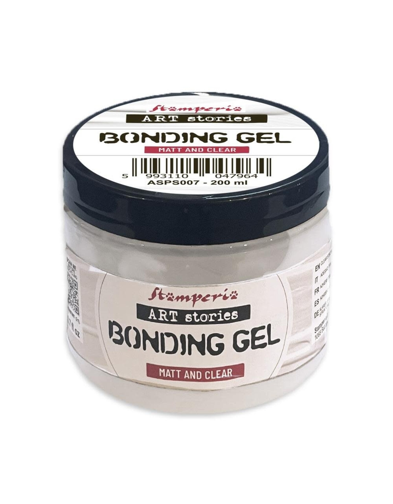 STAMPERIA STAMPERIA ART STORIES BONDING GEL MATT AND CLEAR 200ml