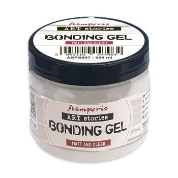 STAMPERIA STAMPERIA ART STORIES BONDING GEL MATT AND CLEAR 200ml