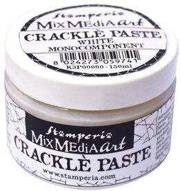 STAMPERIA STAMPERIA MIX MEDIA ART WHITE CRACKLE PASTE