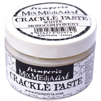 STAMPERIA STAMPERIA MIX MEDIA ART WHITE CRACKLE PASTE