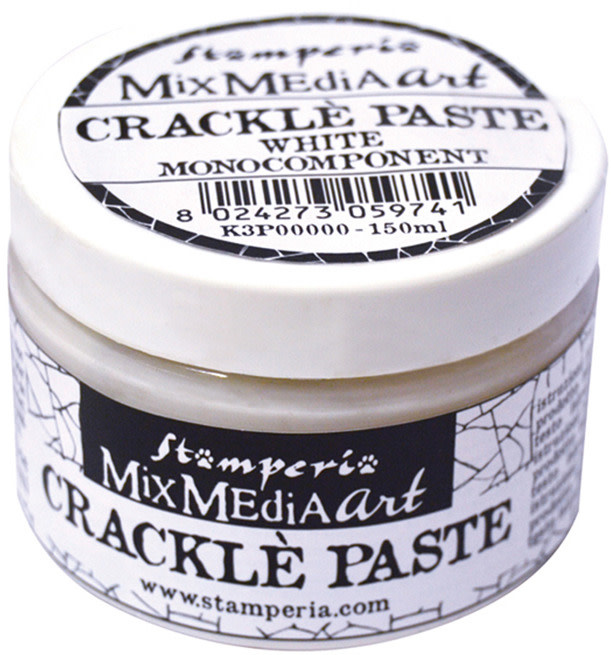 STAMPERIA STAMPERIA MIX MEDIA ART WHITE CRACKLE PASTE