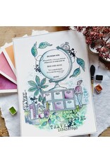 CHOU & FLOWERS CHOU & FLOWERS COLLECTION L'ORÉE DES BOIS NOTES D'AUTOMNE A6 CLEAR STAMP SET