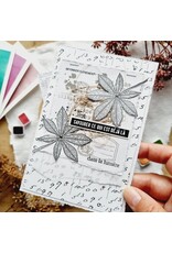 CHOU & FLOWERS CHOU & FLOWERS COLLECTION L'ORÉE DES BOIS NOTES D'AUTOMNE A6 CLEAR STAMP SET