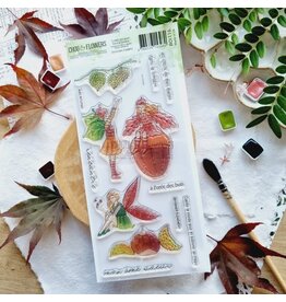 CHOU & FLOWERS CHOU & FLOWERS COLLECTION L'ORÉE DES BOIS DANS LA LUMIERE CLEAR STAMP SET