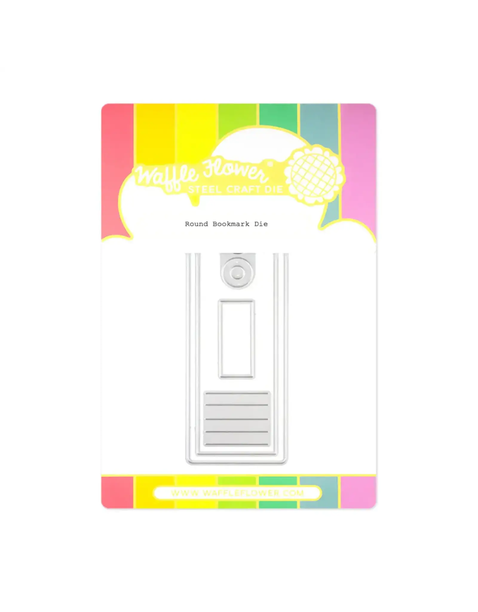 WAFFLE FLOWER WAFFLE FLOWER ROUND BOOKMARK DIE SET