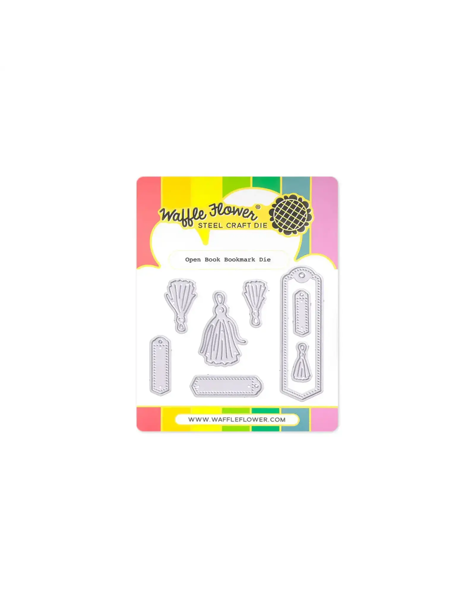 WAFFLE FLOWER WAFFLE FLOWER OPEN BOOK BOOKMARK DIE SET