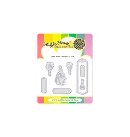 WAFFLE FLOWER WAFFLE FLOWER OPEN BOOK BOOKMARK DIE SET