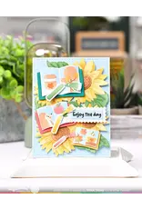 WAFFLE FLOWER WAFFLE FLOWER OPEN BOOK BOOKMARK DIE SET