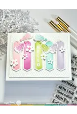 WAFFLE FLOWER WAFFLE FLOWER OPEN BOOK BOOKMARK COLORING STENCIL