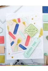 WAFFLE FLOWER WAFFLE FLOWER OPEN BOOK BOOKMARK COLORING STENCIL