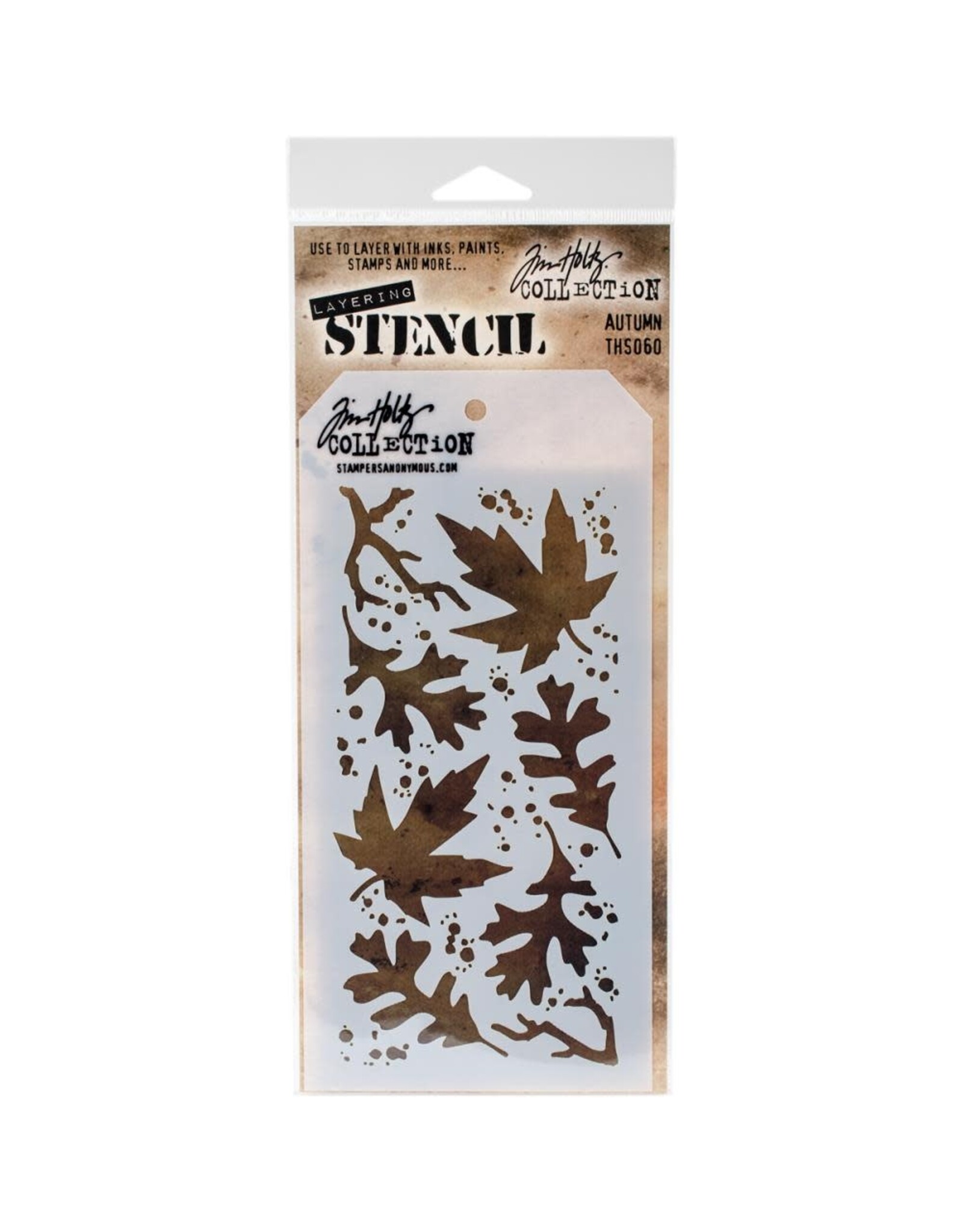 STAMPERS ANONYMOUS STAMPERS ANONYMOUS TIM HOLTZ AUTUMN LAYERING STENCIL