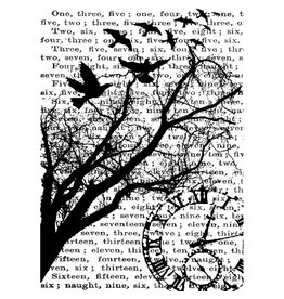 STAMPERS ANONYMOUS STAMPERS ANONYMOUS TIM HOLTZ TIME CLING STAMP
