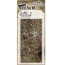 STAMPERS ANONYMOUS STAMPERS ANONYMOUS TIM HOLTZ SHATTER LAYERING STENCIL