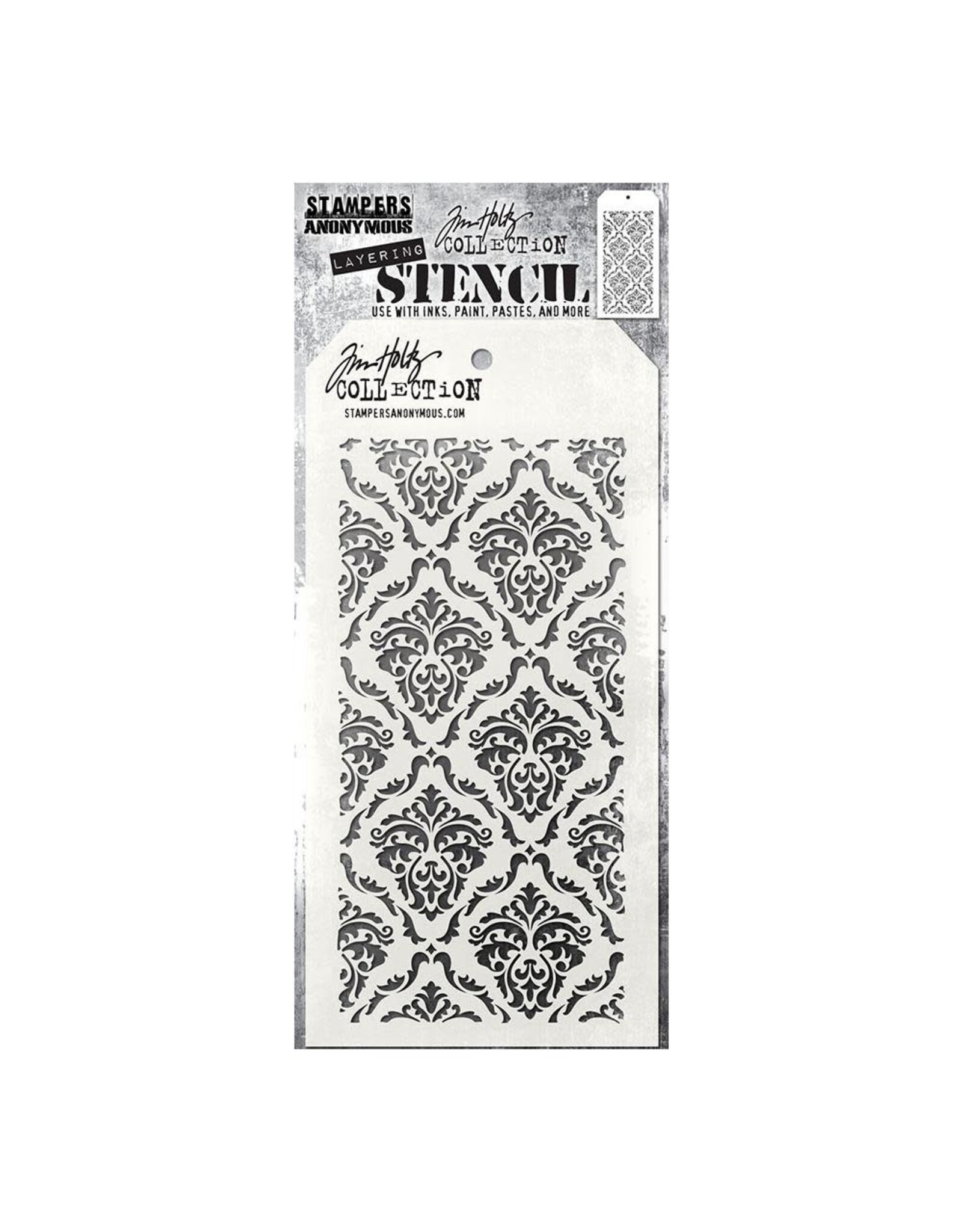 STAMPERS ANONYMOUS STAMPERS ANONYMOUS TIM HOLTZ GOTHIC LAYERING STENCIL