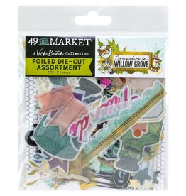 49 AND MARKET 49 AND MARKET CURIOSITIES IN WILLOW GROVE ASSORTED DIE-CUTS 107/PK
