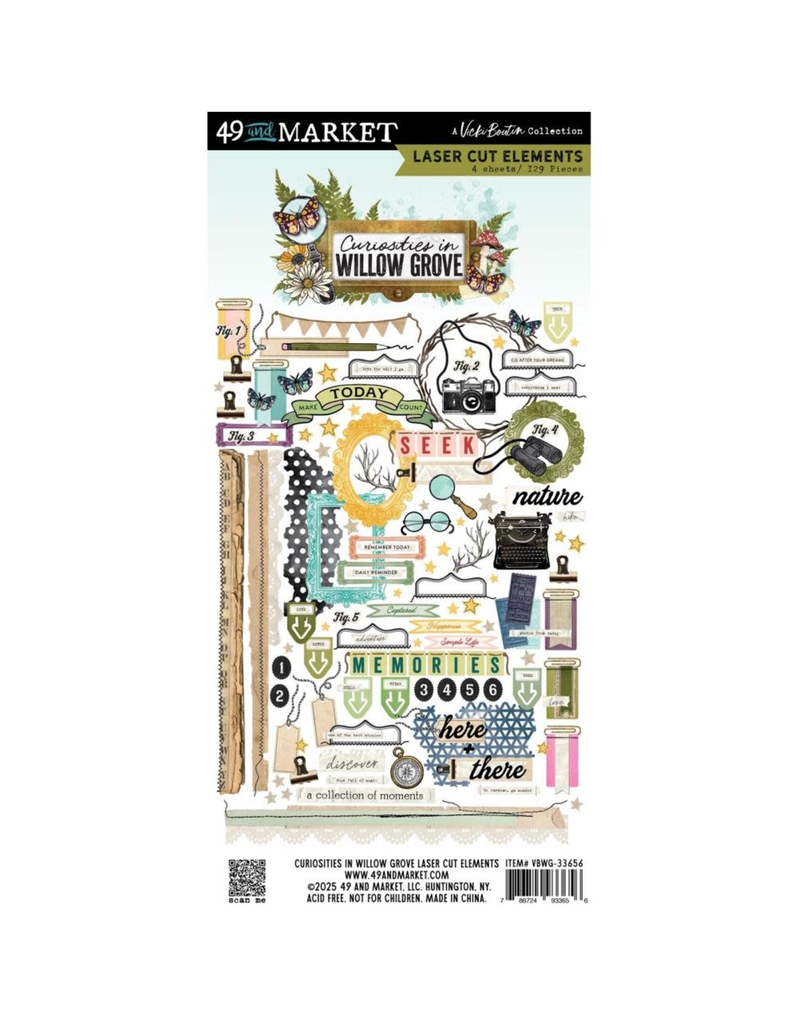49 AND MARKET 49 AND MARKET CURIOSITIES IN WILLOW GROVE 6x12 LASER CUT ELEMENTS