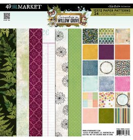 49 AND MARKET 49 AND MARKET CURIOSITIES IN WILLOW GROVE 12x12 PAPER PAD