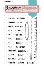 STUDIOLIGHT STUDIOLIGHT PLANNER ESSENTIALS #513 CLEAR STAMP SET
