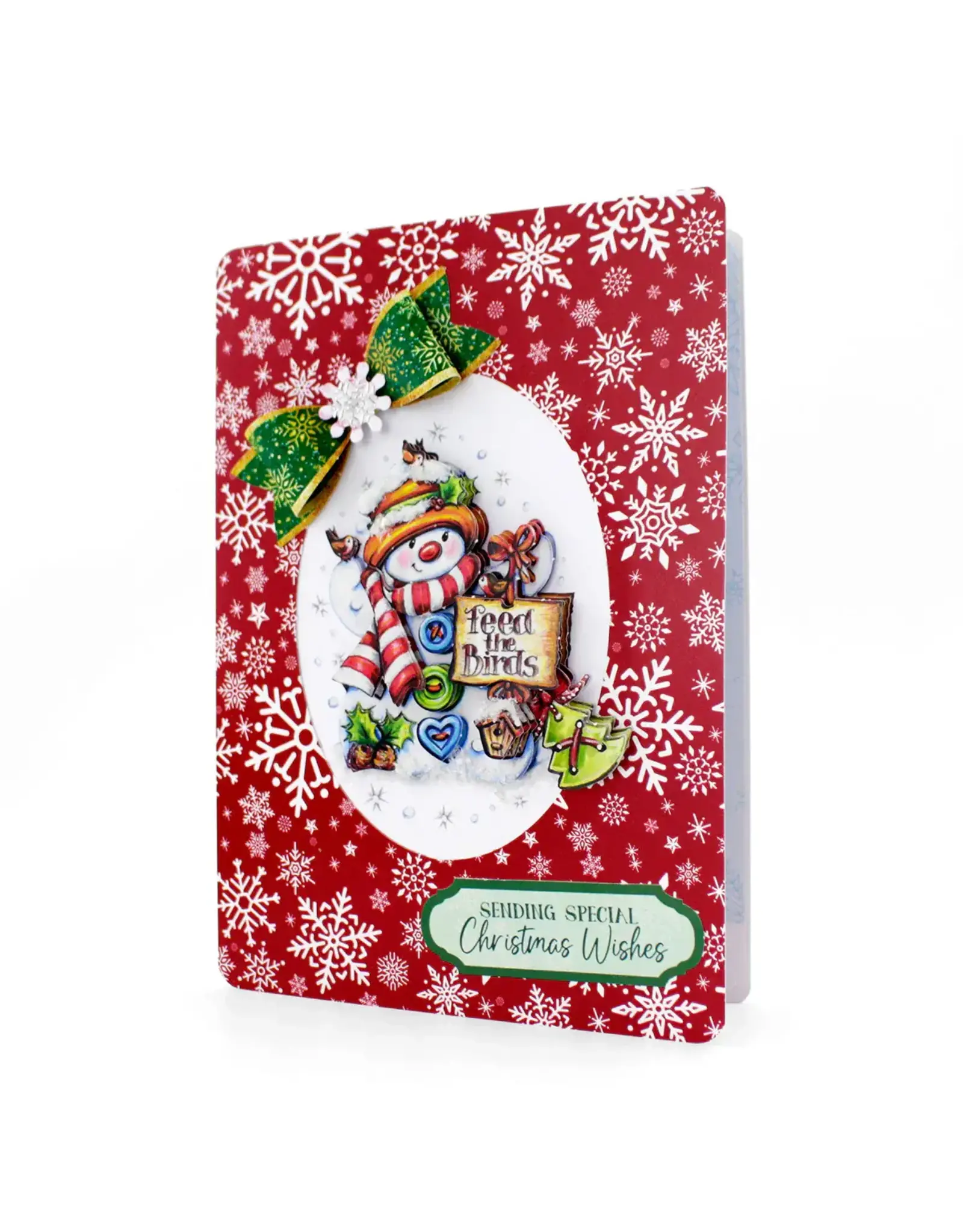 KATY SUE KATY SUE JOLLY SNOWMEN & BIRDS DIE CUT 3D DECOUPAGE 3/PK