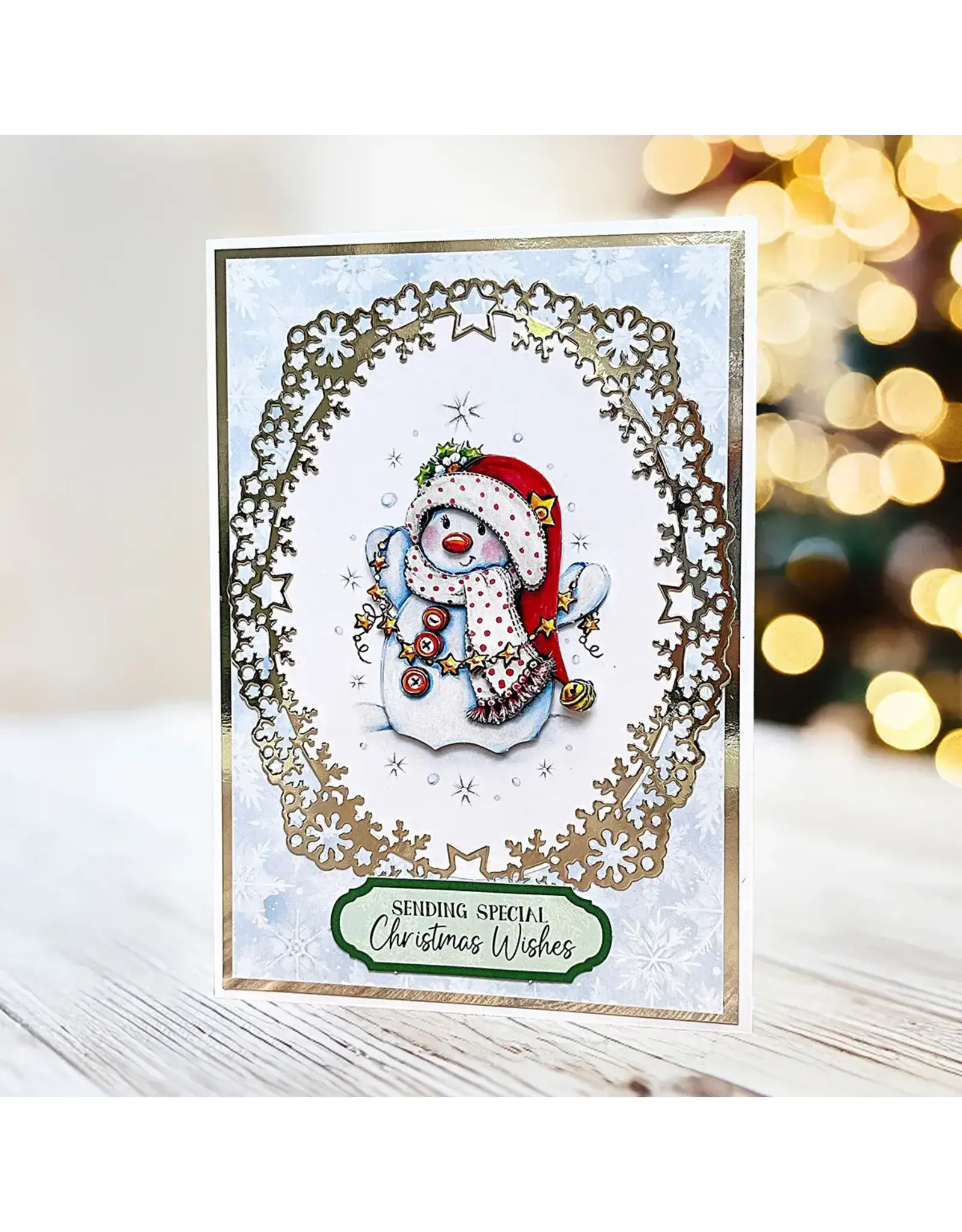 KATY SUE KATY SUE JOLLY SNOWMEN & BIRDS DIE CUT 3D DECOUPAGE 3/PK