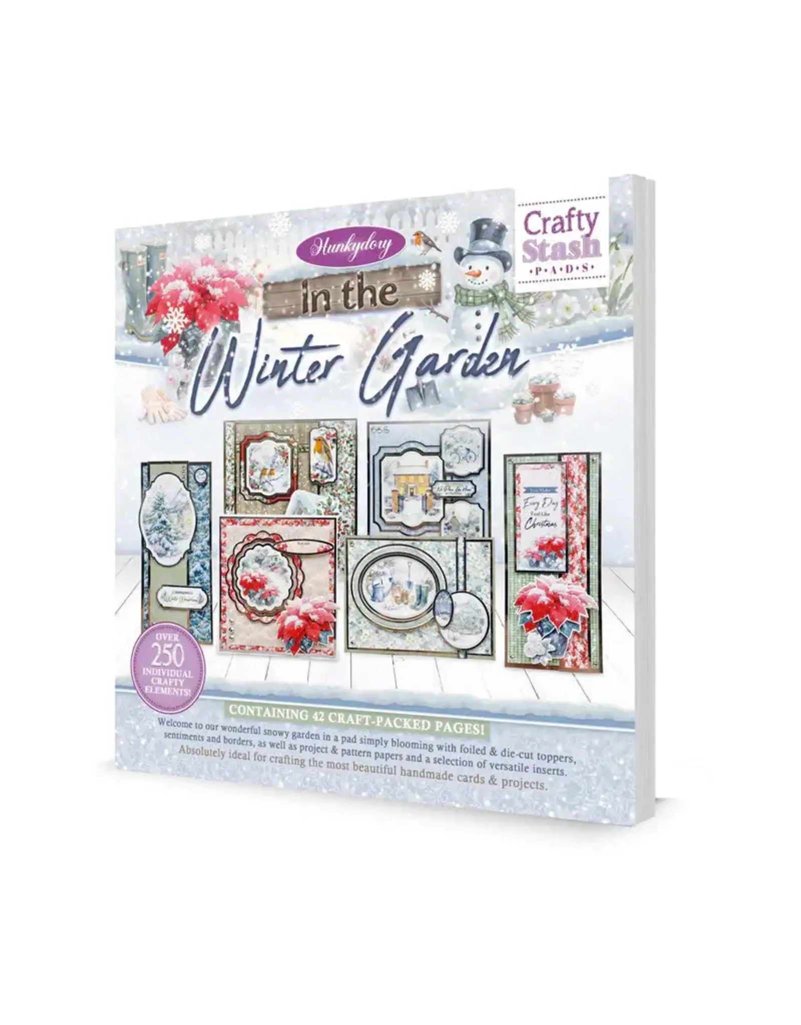 HUNKYDORY CRAFTS LTD. HUNKYDORY IN THE WINTER GARDEN CRAFTY STASH PADS