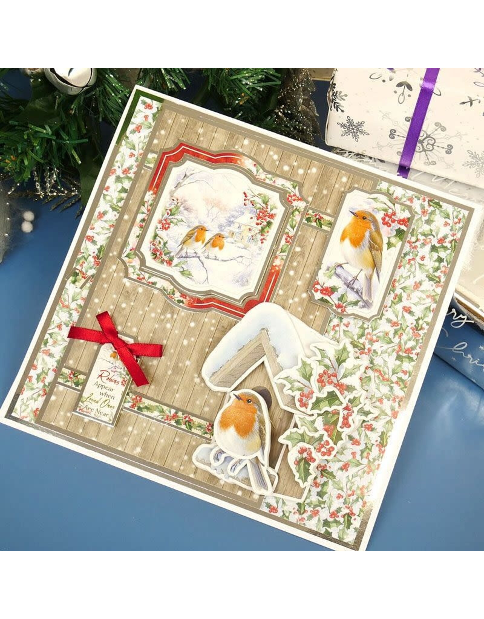 HUNKYDORY CRAFTS LTD. HUNKYDORY IN THE WINTER GARDEN CRAFTY STASH PADS